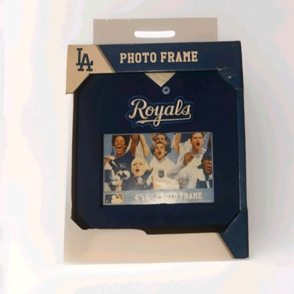 Dodgers Master Pieces Kansas City Royal MLB Photo Frame 4"x6" Real Cloth Uniform
